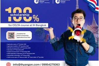 100% scholarship for CELTA course at IH Bangkok 100% scholarship for CELTA course at IH Bangkok